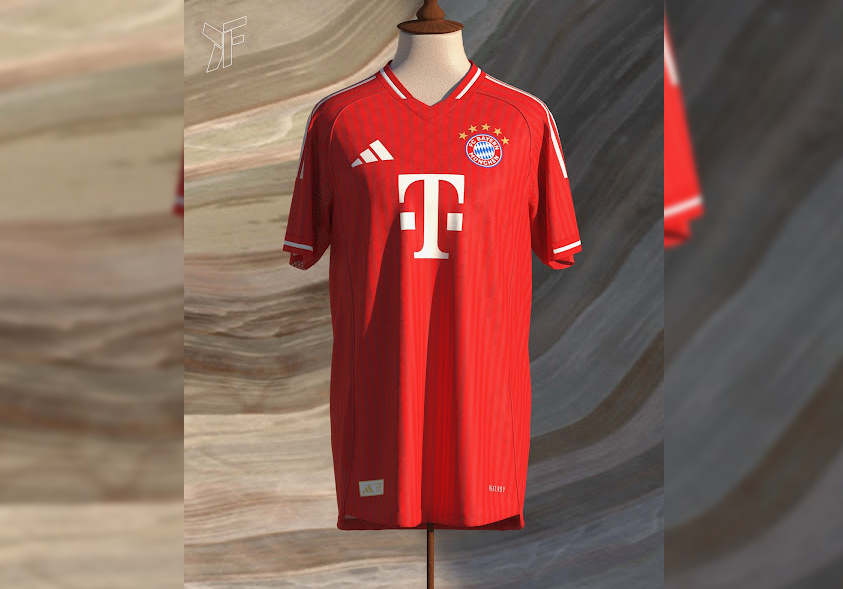 这次不整花活了？拜仁26/27赛季主场球衣谍照曝光